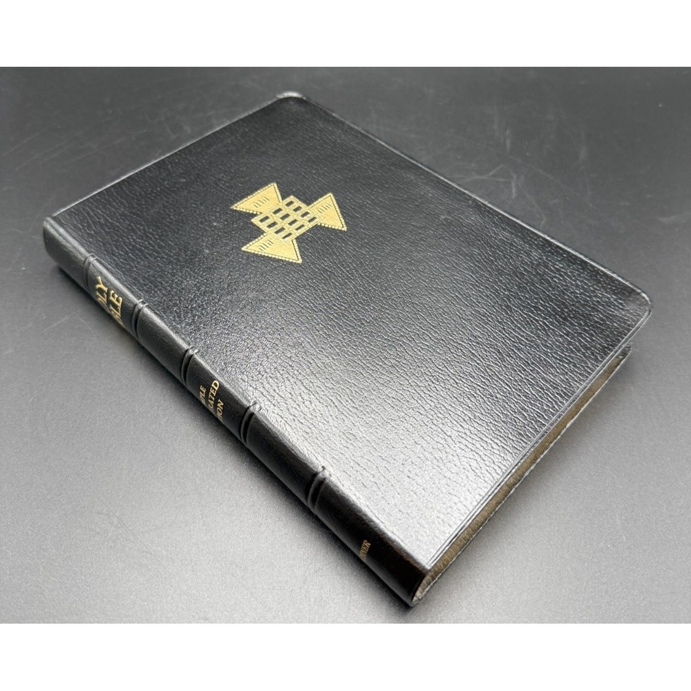 Holy Bible Masonic Edition, Temple Illustrated, Leather, Masonry, Kelchner 1968